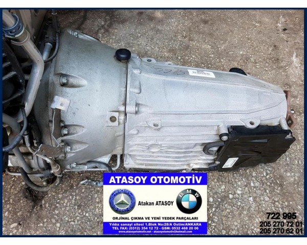 MERCEDES W205 C180 OTOMATİK ŞANZIMAN 722995 - 2052707201 2052706201 R2312710300 R2222712500 2312710300 2222712500 A2052707201 A2052706201 A2312710300 A2222712500 AS31 MERCEDES 722995 7229950 M274